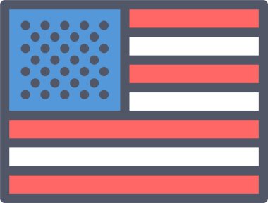 Hollanda 'nın bayrağı. vektör illüstrasyonu