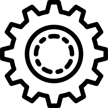 Çarklı. Web simgesi basit illüstrasyon