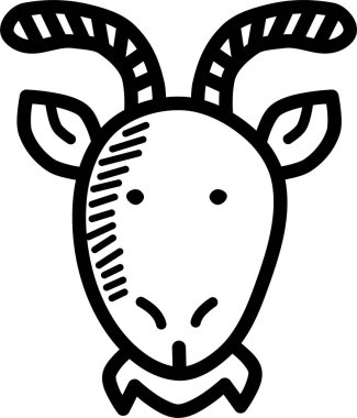 Bir kedinin karikatür çizimi