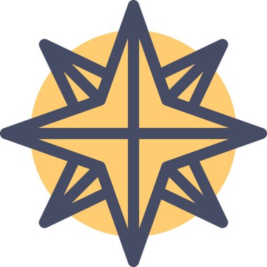 Yıldız. Web simgesi basit illüstrasyon