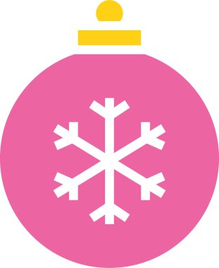 Noel 'de. Web simgesi basit illüstrasyon