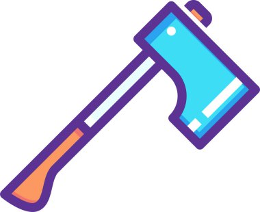 Balta. Web simgesi vektör illüstrasyonu