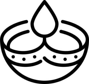 Gülümseyen tatlı bir ayçiçeğinin çizgi film çizimi.