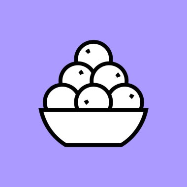 Gıda simgesinin vektör illüstrasyonu