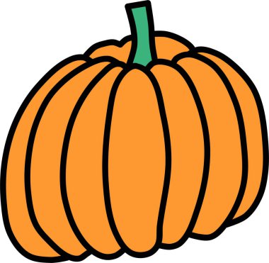 sebze kabağı, basit illüstrasyon tasarımı 