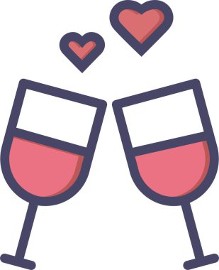 Şarap bardakları. Basit tasarım