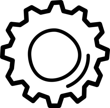 Teçhizat Web simgesi basit illüstrasyon