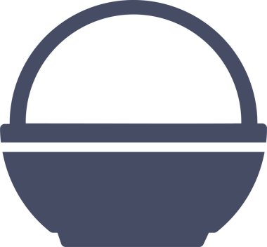 Tava. Web simgesi basit tasarım