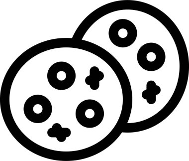 Yemek. Web simgesi basit tasarım