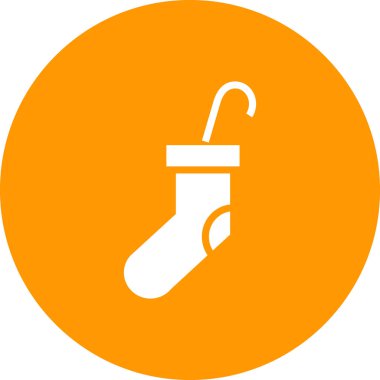 çorap simgesi vektör illüstrasyonu