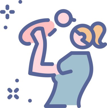 Topla koşan adam, vektör illüstrasyonu