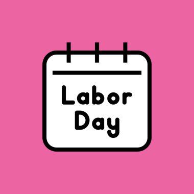 Takvim simgesinin vektör illüstrasyonu