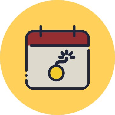 diwali festivali takvimi, basit tasarım illüstrasyonu