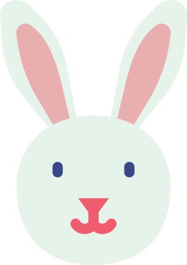 Tavşan surat çizgi film tasarımı