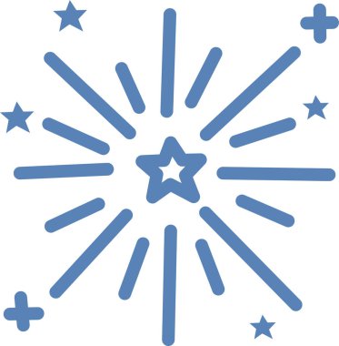 Krakerler havai fişekler, xmas konsepti, basit tasarım illüstrasyonu