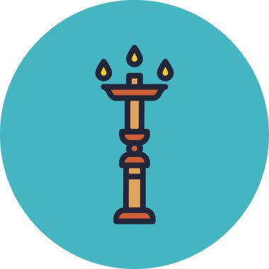 Lamba. Web simgesi basit illüstrasyon