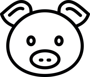 Ayı. Web simgesi basit illüstrasyon