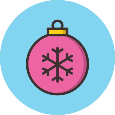 Noel vektör simgesi modern illüstrasyon