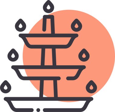 Mum. Web simgesi basit illüstrasyon