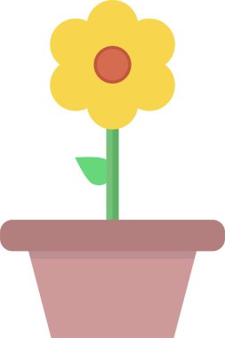 Güzel çiçek. Web simgesi