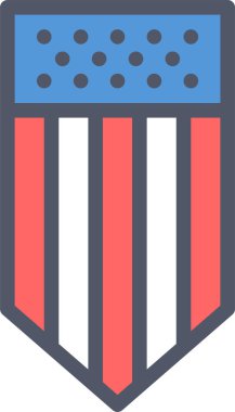 Bina. Web simgesi basit illüstrasyon