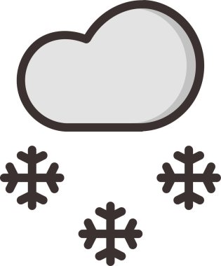 Kışın kar, Noel konsepti, basit tasarım