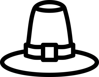 Cadı şapkası. Basit resimleme