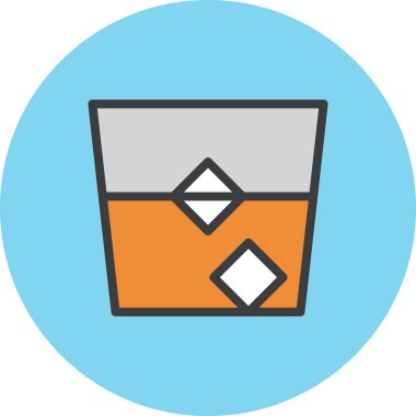 Bir bardak kahve makinesinin vektör çizimi