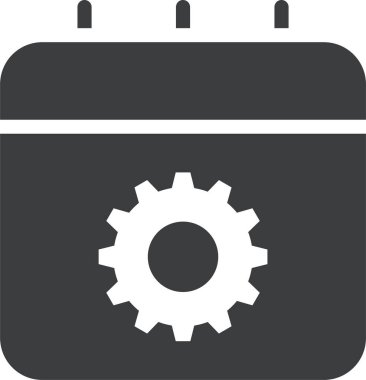 Ayarlar. Web simgesi basit illüstrasyon