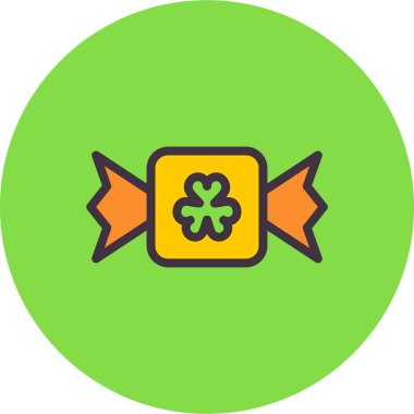 yıldız düz simgesi, vektör illüstrasyonu