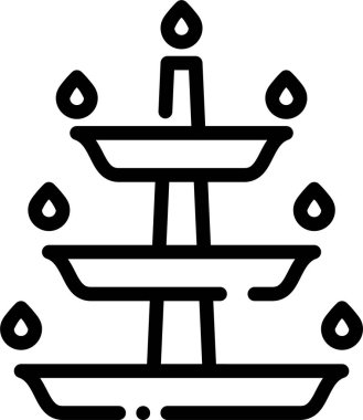 Su. Web simgesi basit illüstrasyon