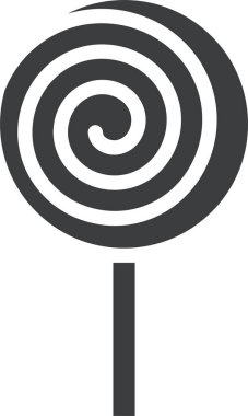 Lolipop. Web simgesi basit illüstrasyon