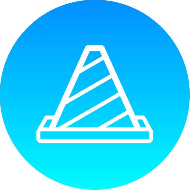 Ağacın tek izole edilmiş simgesinin vektör çizimi