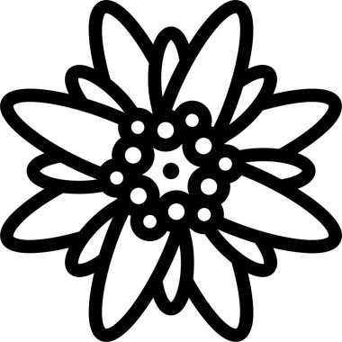 güzel çiçek deseni, vektör çizimi