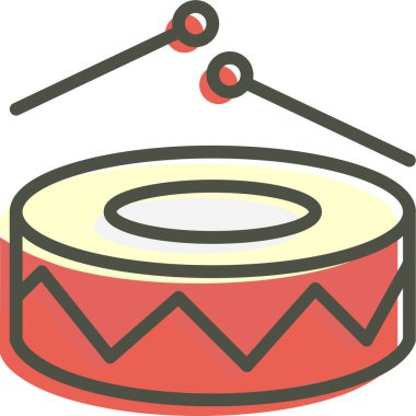 Bir sepet yiyeceğin tek düz bir simgesi.