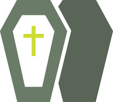 Bir tabutun vektör çizimi