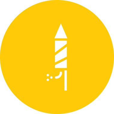 Havai fişek, Noel konsepti, basit tasarım illüstrasyonu