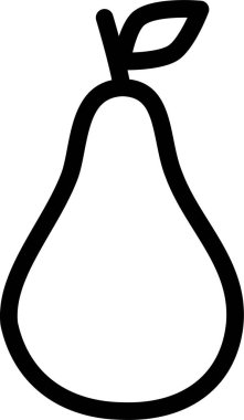 Elma. Web simgesi basit illüstrasyon