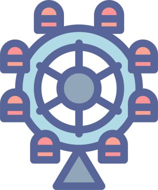 carousel tent. web icon simple design