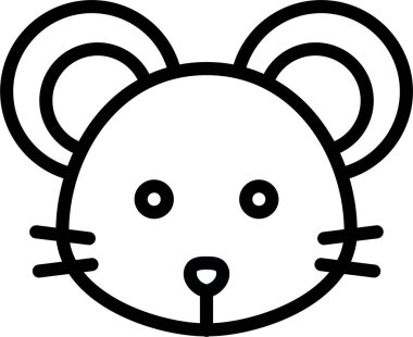 Aslan. Web simgesi vektör illüstrasyonu