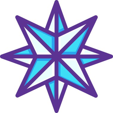 Yıldız. Web simgesi basit illüstrasyon