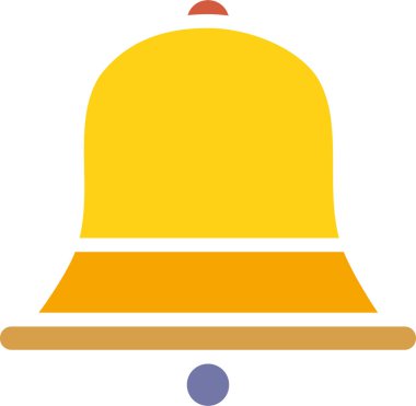 Zil. Web simgesi basit illüstrasyon