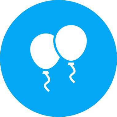 Balonların vektör çizimi, kutlama konsepti