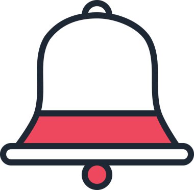 Zil. Web simgesi basit illüstrasyon