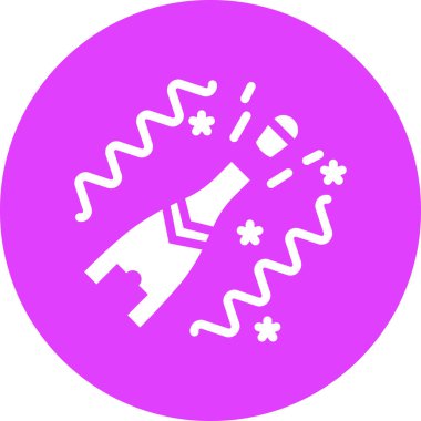 Mor ve pembe bir Noel kartının resmi.