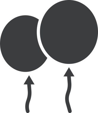 balonlar vektör illüstrasyonu, kutlama konsepti