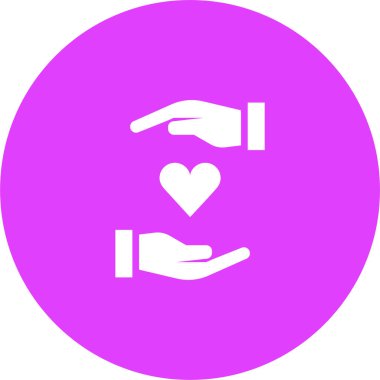 kalp simgesi, vektör illüstrasyonu