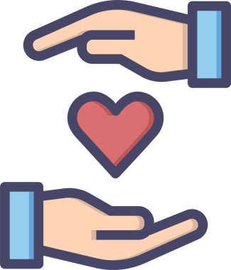 Sevgi ve bağışta bulunma simgesi