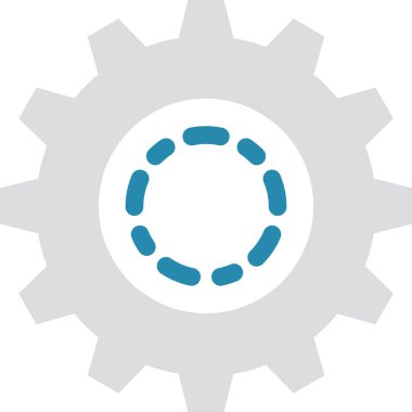 Çarklı. Web simgesi basit tasarım