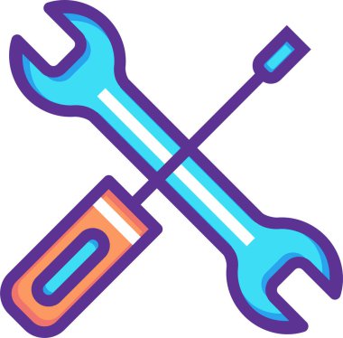 anahtar vida simgesi, web simgesi basit illüstrasyon